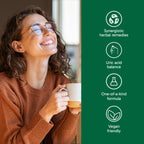 Organika Goutrin Uric Acid Flush for Gout (120 Caps): Gentle Gout Support with Cherry, Thyme, Celery Seed, Peppermint, & VIT C: Clean & Vegan Gout Supplements for Men & Women - Metabolism & Mobility