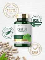 Carlyle Cissus Quadrangularis | 200 Capsules | Traditional Herb Extract Supplement | Non-GMO and Gluten Free Formula