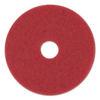 Boardwalk 4020RED Standard Floor Pads, 20" Diameter, Red (Case of 5)