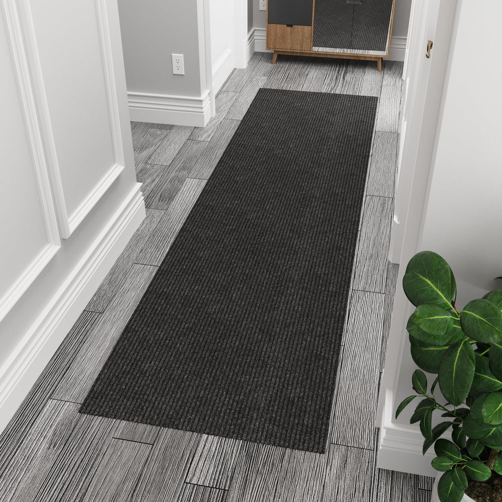 Ottomanson Waterproof Runner Rug 2’x6, Non Slip Indoor Outdoor Door Mat