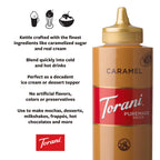 Torani Puremade Caramel Dessert & Drink Sauce, 16.5 fl oz, 4 Pack