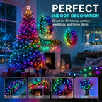 Dazzle Bright 33FT 100 LED Color Changing Christmas Halloween Lights