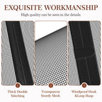 Yotache Magnetic Screen Door for Sliding Doors 72"x80", Screen Size 74"x81", Double-Sided Opening Screen Reinforced Mesh with Strong Magnets for French Front/Back Patio Doors
