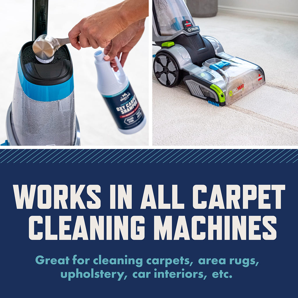 Rocco & Roxie Carpet Cleaner Solution for Pets - Pet Stain Remover, Use In Any Carpet Shampooer Machine - Deep Cleaning For Everyday Dog Odor On Couch, Upholstery, and Rugs