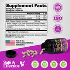 Multi Collagen Peptides - Hydrolyzed Types I, II, III, V & X - Collagen Supplement for Women 1300mg - w/ Hyaluronic Acid, Vitamins C & E - Skin, Hair, Nails & Joint Support - Made in USA, 120 Capsules