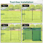 Toriexon Crop Cage Plant Protection Tent 6.5 x 10 x 6.5 Ft