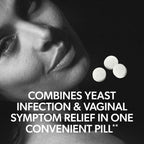 AZO Yeast Plus Dual Yeast Infection Pills Symptom Relief for Women, 120 Ct
