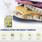 Grandma's Secret Spot Remover Laundry Spray - Chlorine, Bleach and Toxin-Free Fabric Stain Remover for Clothes - Removes Oil, Paint, Blood and Pet Stains - 16 Oz, 2 Pack