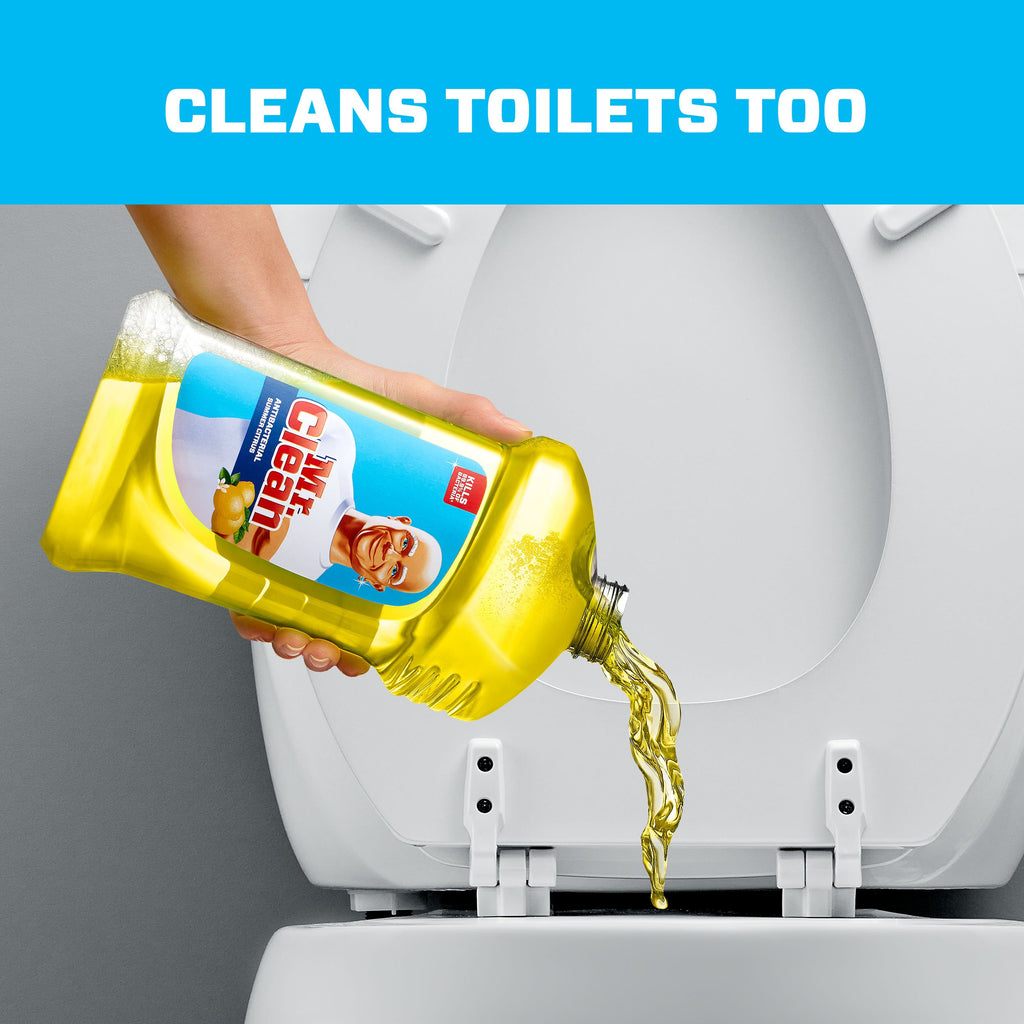 Mr. Clean Multi Surfaces Antibacterial Liquid Cleaner, Summer Citrus, 128 Oz
