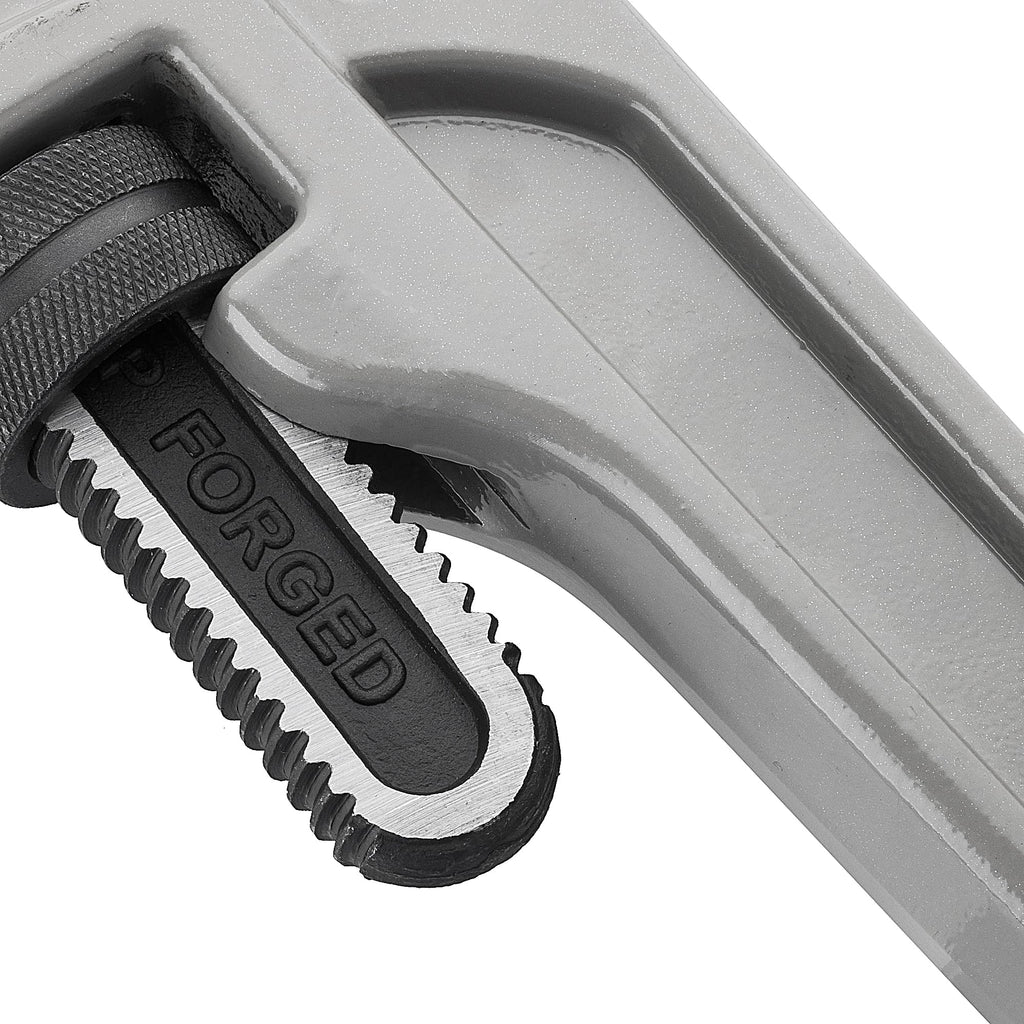 DURATECH 36-inch Heavy Duty Aluminum Straight Pipe Wrench, Adjustable Plumbing Wrench, Drop Forged, Exceed GGG standard