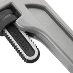 DURATECH 36-inch Heavy Duty Aluminum Straight Pipe Wrench, Adjustable Plumbing Wrench, Drop Forged, Exceed GGG standard