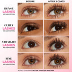 Too Faced Better Than Sex Volumizing and Lengthening Mascara | Vegan Formula, Dramatic Volume and Length | Cruelty-Free Eye Makeup + Hourglass Brush for False Lash Effect, Black, 0.27 Fl Oz