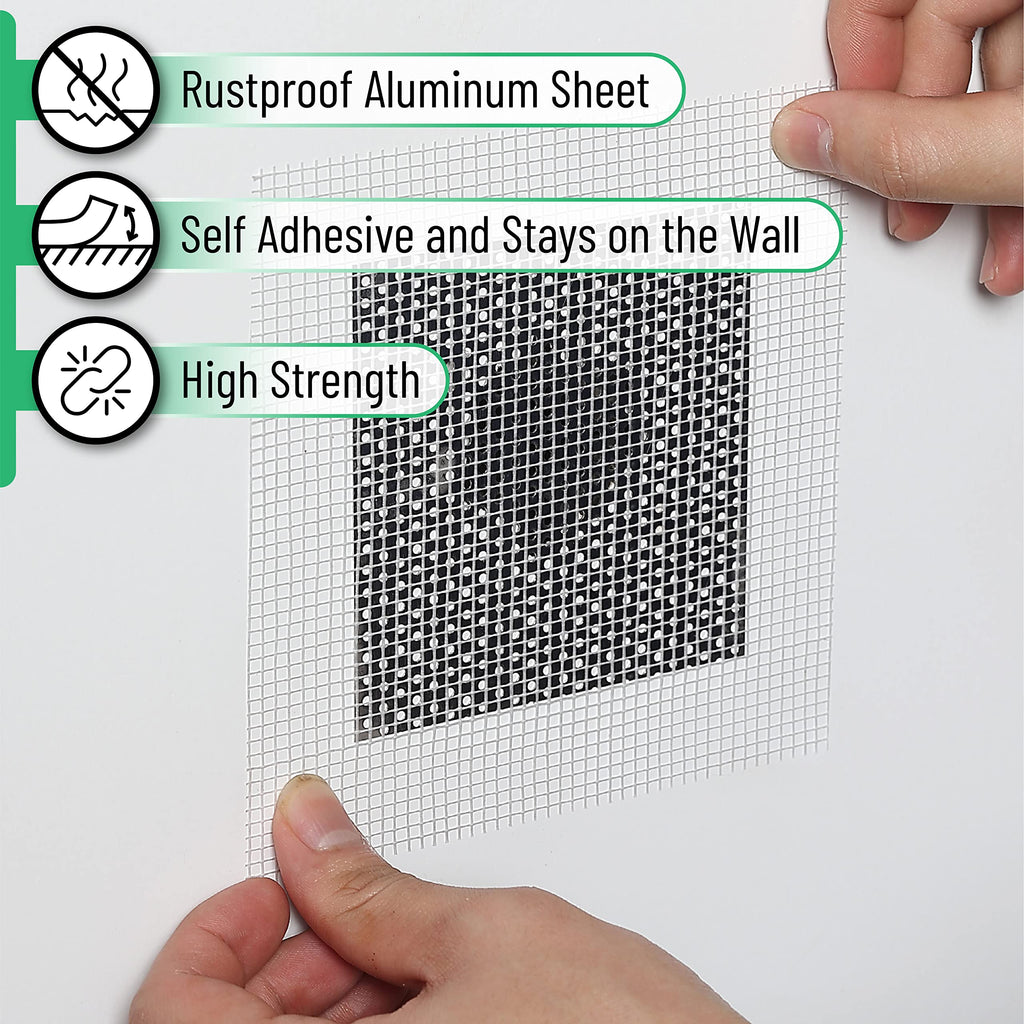 Bates- Drywall Repair Kit, 16 pcs, Aluminum Wall Repair Patch Kit