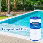 Cryspool® 08047 Filter Compatible with CCX1000RE (CC 1000E), XStream CC1000RE, PXST100, C-8311, FC-1285, 100 Sq. Ft Pool Filter Cartridge, L×OD: 17-3/8"× 8-15/16”, 1 Pack