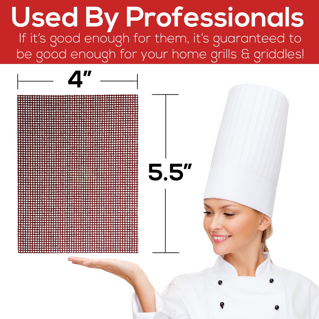 Avant Grub Pro-Grade Grill Screens 40 Pack. Scrub Away Burnt-On Grease & Carbon. Abrasive Mesh Resists Clogging & Wont Damage Cast Iron Cooktops, Restaurant Grills & Stainless Steel Flat Tops.