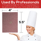 Avant Grub Pro-Grade Grill Screens 40 Pack. Scrub Away Burnt-On Grease & Carbon. Abrasive Mesh Resists Clogging & Wont Damage Cast Iron Cooktops, Restaurant Grills & Stainless Steel Flat Tops.