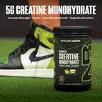 NutraBio Pure Micronized Creatine Monohydrate Powder Supplement, Lemon Burst, (300 g) - Supports Bulk Muscle Energy, Recovery, and Strength - HPLC Tested Creatine Powder Supplement for Men and Women