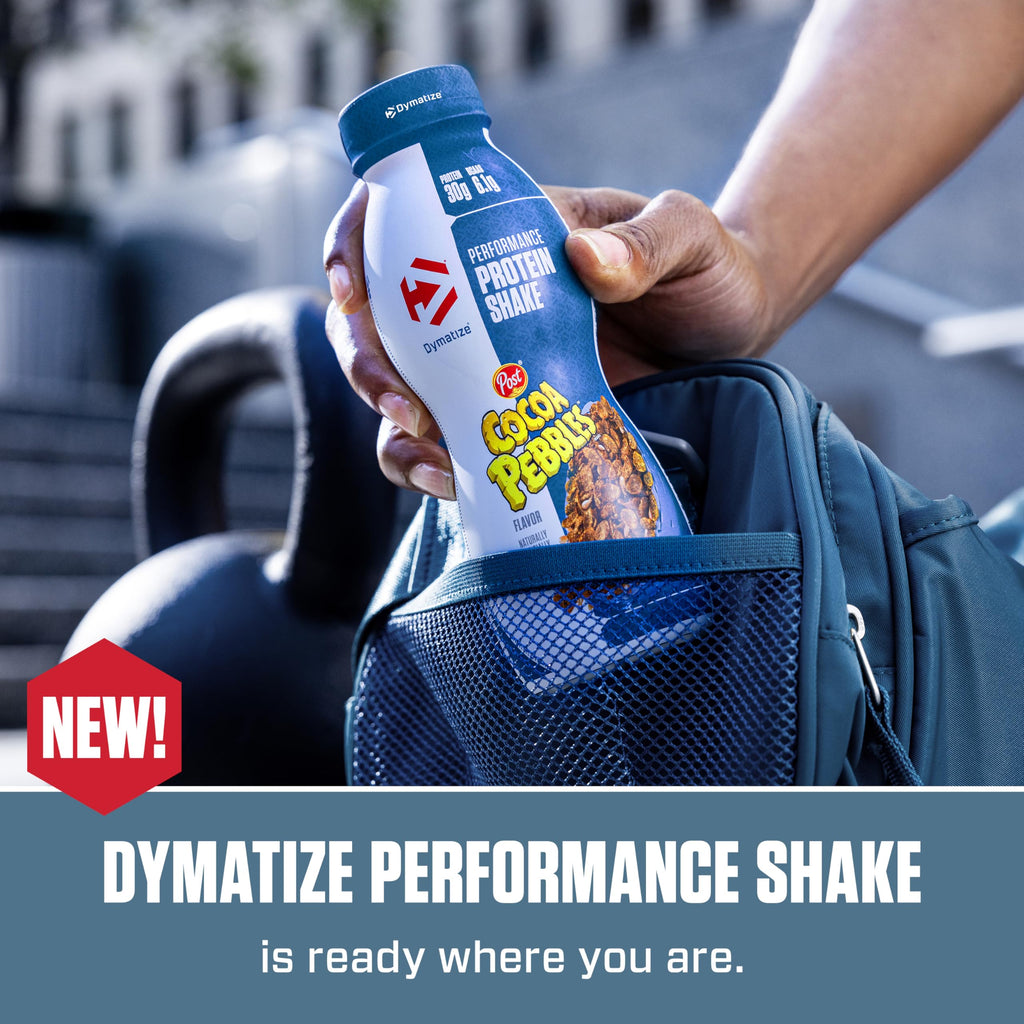 Dymatize Performance Protein Shake, Cocoa Pebbles, 30g Protein, 6.1g BCAA for Muscle Recovery, No Sugar, Low Fat, 24 Vitamins & Minerals, Gluten-Free, Ready to Drink, Snack,11.5fl oz,(Pack of 24)