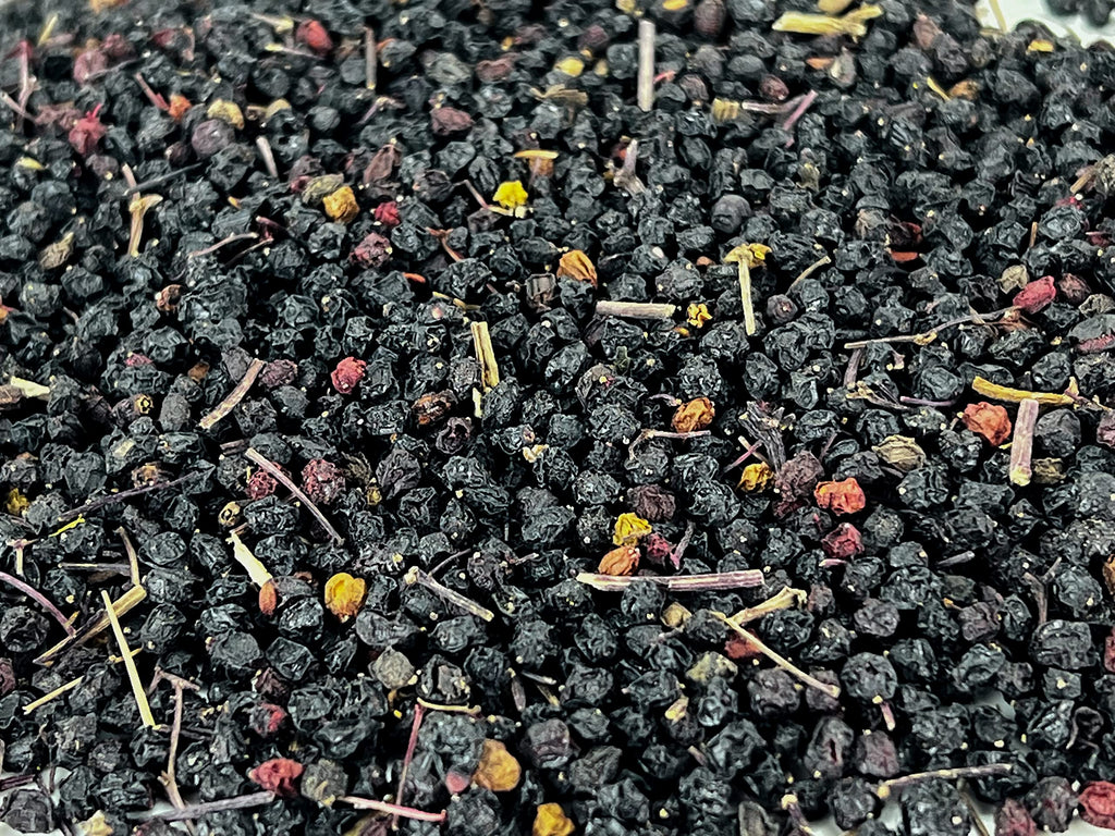 U.S. Wellness Naturals Elderberries – 1lb (Real Wild Harvest) | 100% USDA Certified Organic | Bulk Black Dried Elderberry | for Making Elder Syrup, Gummies, Tea - Raw Vegan Sambucus Nigra