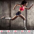 CHARMKING Compression Socks for Women & Men Circulation (3 Pairs) 15-20 mmHg is Best Athletic for Running, Flight Travel, Support, Cycling, Pregnant - Boost Performance, Durability (S/M, Multi 68)
