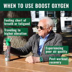 Boost Oxygen Large Breathe Menthol-Eucalyptus Aroma 10L Canister | Respiratory Support for Aerobic Recovery, Altitude, Performance & Health (12 Pack)
