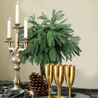 Rowfad 12 Pcs Artificial Norfolk Pine Branches Faux Christmas Stems (12)