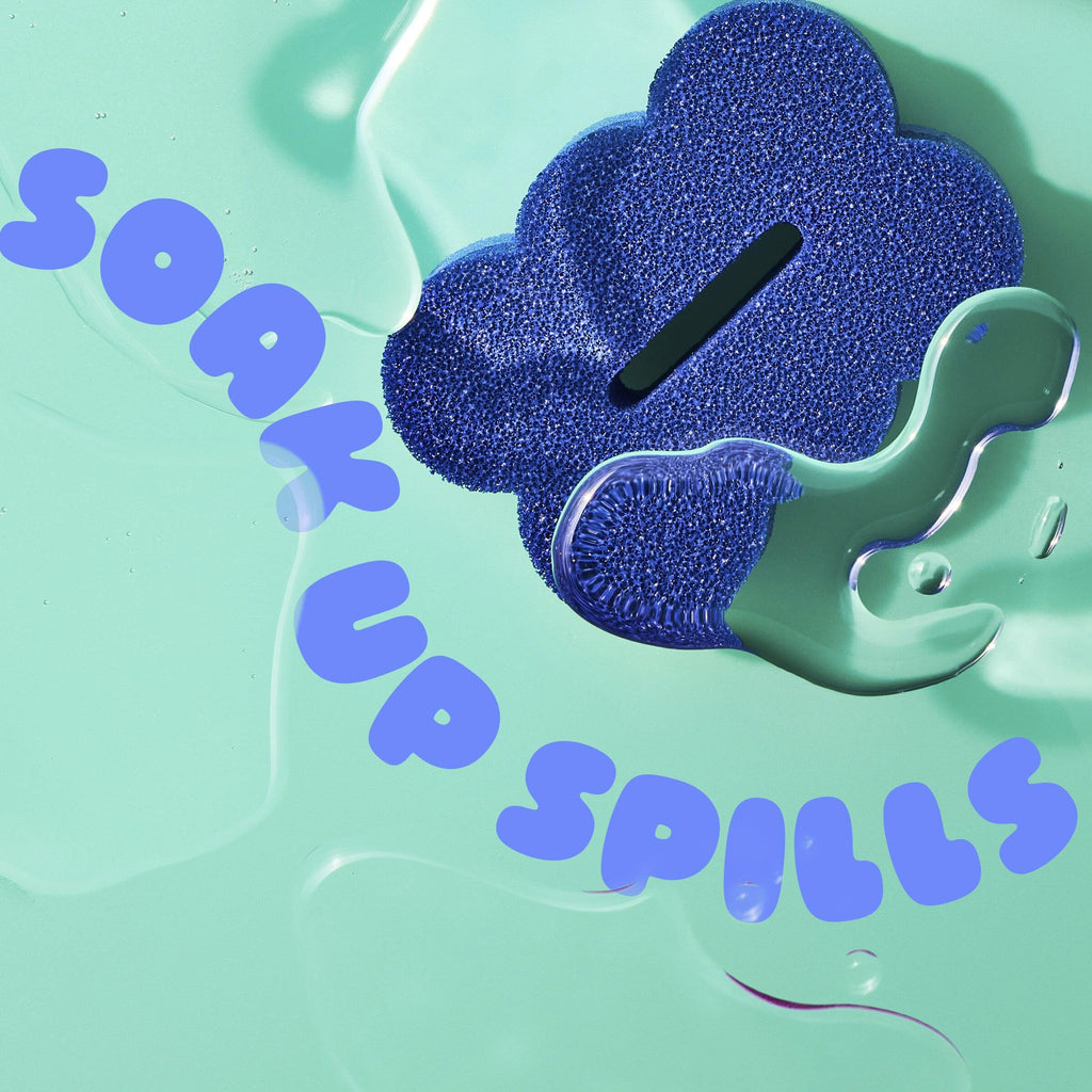 Brite by Scotch-Brite 2-Sided Scrub & Wipe Sponge, Midnight Mode, 6