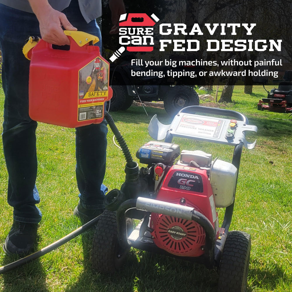 Surecan 2 Gallon Type-II Safety Container - (Red)