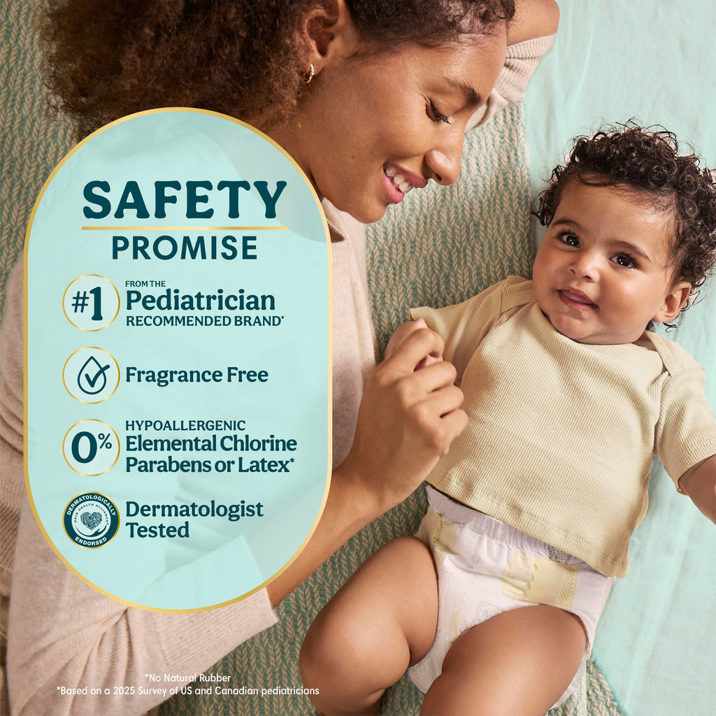 Swaddlers Diapers, Size 5 (20-37 lbs), 132 Count, Fragrance Free, Hypoallergenic, Absorbent, Pediatrician Recommended, Skin Safe