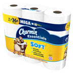 Charmin Essentials Soft Toilet Paper Mega Rolls, 9 ct