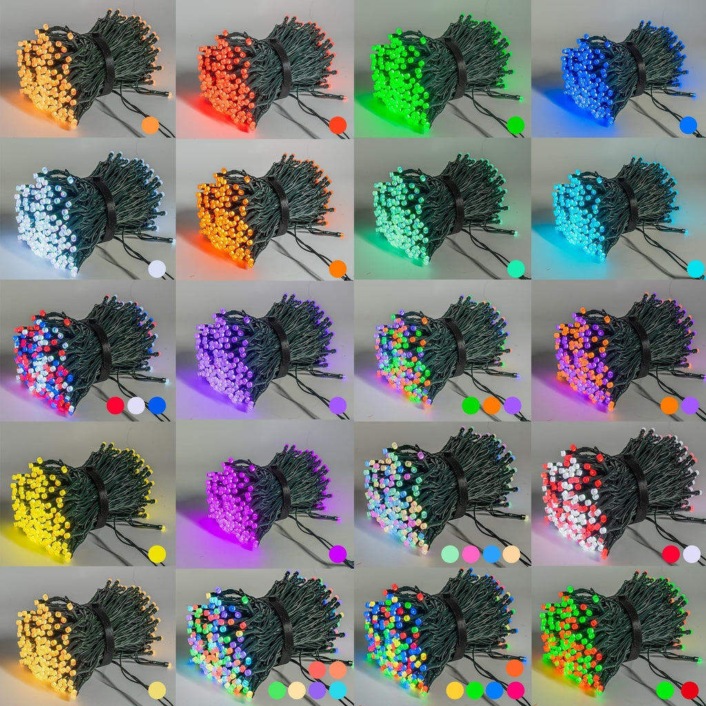 Dazzle Bright 66FT 200 LED Smart Color Changing Christmas Halloween Lights