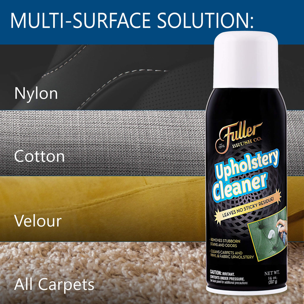 Fuller Brush Upholstery Cleaner – Foaming Multi-Surface Spray for Fabric, Carpet, Vinyl & Car Seats – Removes Stains & Odors Without Residue – Restores & Refreshes – 22 oz (Pack of 1)