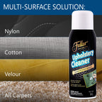 Fuller Brush Upholstery Cleaner – Foaming Multi-Surface Spray for Fabric, Carpet, Vinyl & Car Seats – Removes Stains & Odors Without Residue – Restores & Refreshes – 22 oz (Pack of 1)