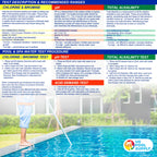 U.S. Pool Supply 5-in-1 Pool Test Kit - Pool Water Testing Kit, Accurate Chemical Test for pH, Chlorine, Bromine, Alkalinity, Acid Demand - Residential Home Swimming Inground Above Ground, Hot Tub Spa