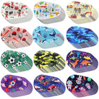 120 Pcs Adhesive Eye Patches for Kids Boys, 12 Styles Eye Patches Cute Boys Toddler Patch Bandages