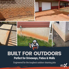 RadonSeal Clay-X Red Clay Stain Remover for Concrete, Brick & Masonry