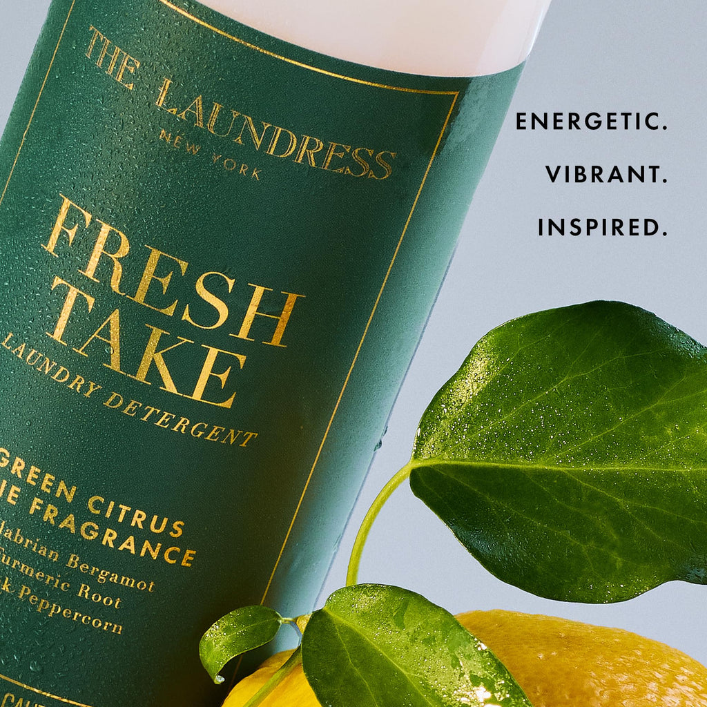 The Laundress Fresh Take Luxury Laundry Detergent, Long-Lasting Green Citrus Fragrance up to 7 Days of Scent, BioRadiance Enzyme Technology, Keep Clothes Vibrant for Longer, USDA Biobased, 15 Loads