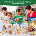 Nativity Advent Calendar 2026 Kids – 24 Days Building Blocks Kits Countdown Gifts, Christmas Stocking Stuffer Building Toys for Boys, Girls, Teens & Adults Ages 6+