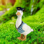 Duck Garden Decor Outdoor Porch Duck Statues Lawn Ornaments for Outside
