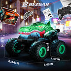 BEZGAR Monster Truck Toys, 1:20 Remote Control Car with Light & Music