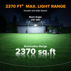 LUTEC 80W Dusk to Dawn Flood Lights Outdoor, 9000LM Super Bright LED Security Light with Photocell, IP65 Waterproof, 5000K Daylight, Hardwired 4 Heads Floodlight for Garage, Yard -2 Pack (White)