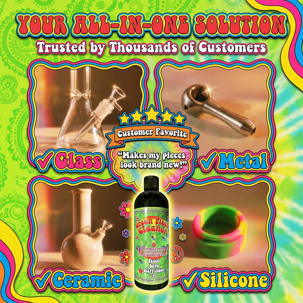 Green Piece® Cleaner - (Made in USA) The All Natural Earth Friendly Cleaner - Liquid Solution 36 Oz