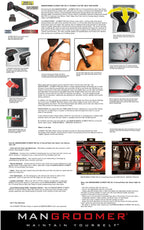 MANGROOMER - Ultimate PRO Back Hair Shaver (New 7th Generation) Complete Wide Blade Attachment Head with Shock Absorber Neck (Attachment Head with Shock Absorber Neck and Blade only)