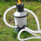 Conderyang 2 Pack 1 1/2 Pool Hose for Above Ground Pools 6ft&3ft Long Pool Pump Replacement Filter Hoses 1.5" EVA Swimming Pool Filter Hose for Filter Pumps, Saltwater Systems and Sand Filters (White)