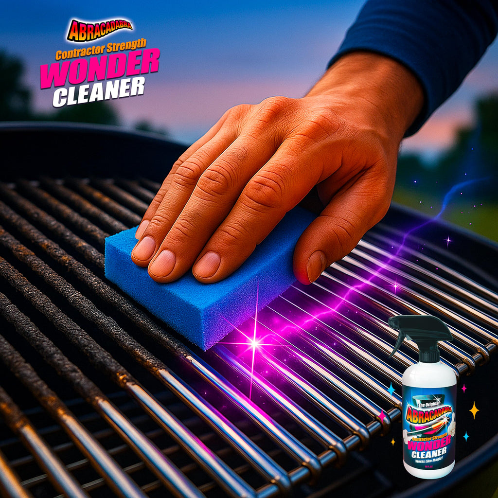 Abracadabra® Contractor Strength Wonder Cleaner - As Seen on TV - 16 fl oz - Gunk & Build up Remover - Removes Tar, Adhesives, Gum, Stickers, Sap, Oils & More on Most Surfaces - Better Stronger Faster