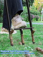 Xuperace Lawn Aerator Tool, Core Aerator Lawn Tool with Alloy Steel Material, Sturdy Grass Aerator for Lawn Health Soil Yard Aerator