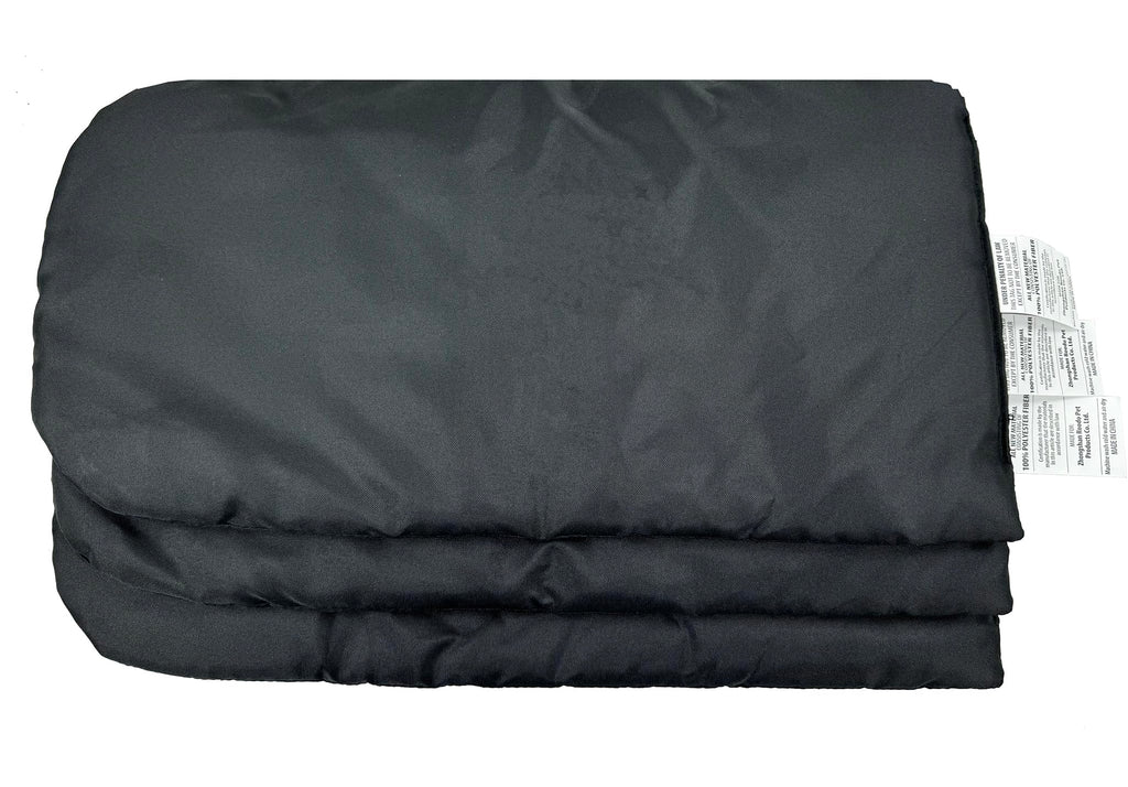 ROODO Pet Stroller Mat,Dog Stroller Cushion,Inner Pad for Exclusive Use,Original,Replaceable,Easy to Clean,Set of 3 pc(Black)