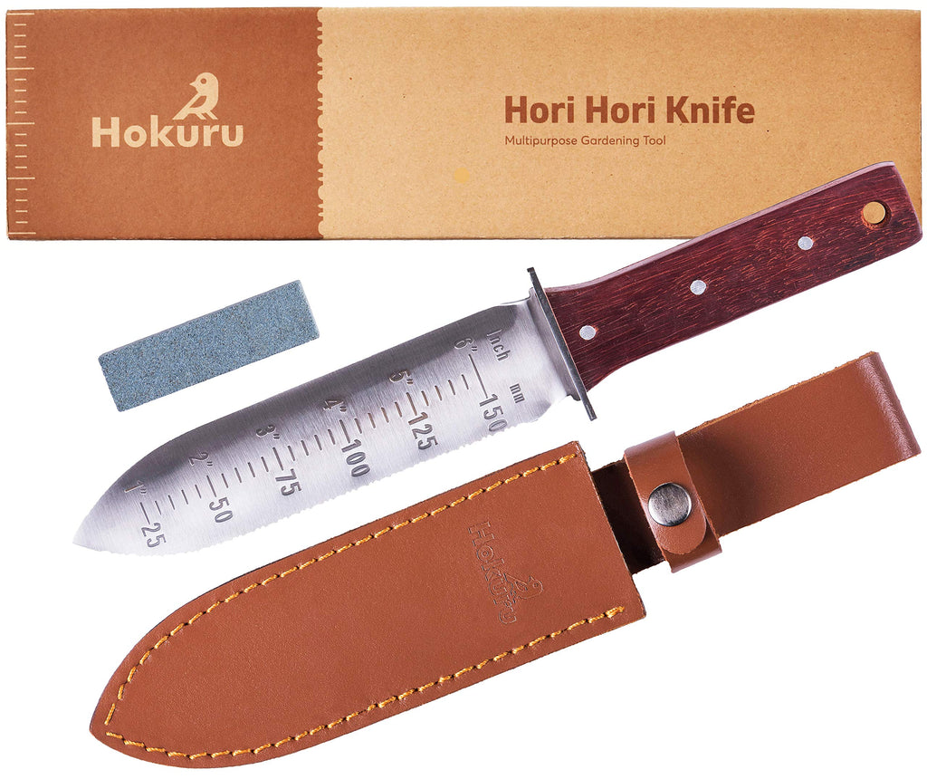 HOKURU Hori Hori Knife Gardening Tool