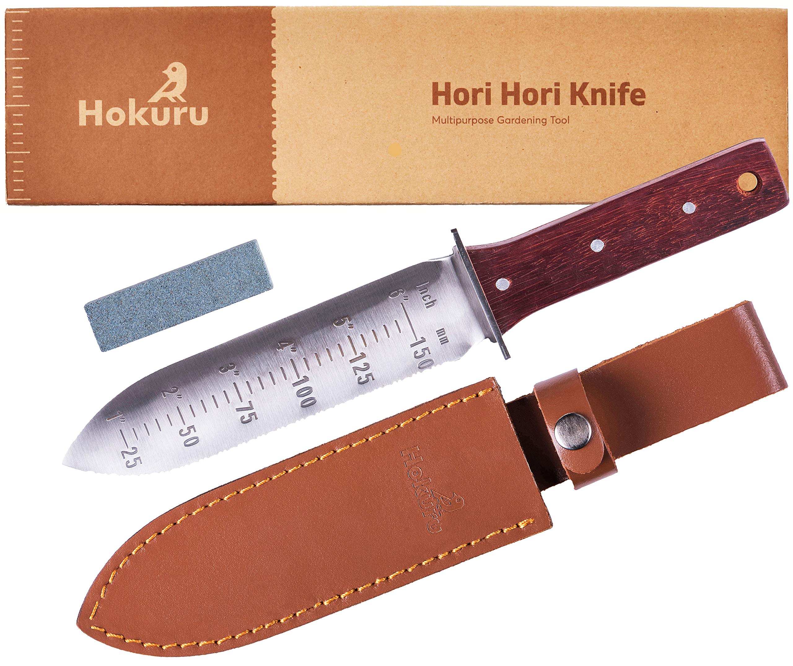 HOKURU Hori Hori Knife Gardening Tool