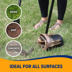 Arm & Hammer Swivel Bin & Rake Dog Pooper Scooper, Includes 2 Waste Bags